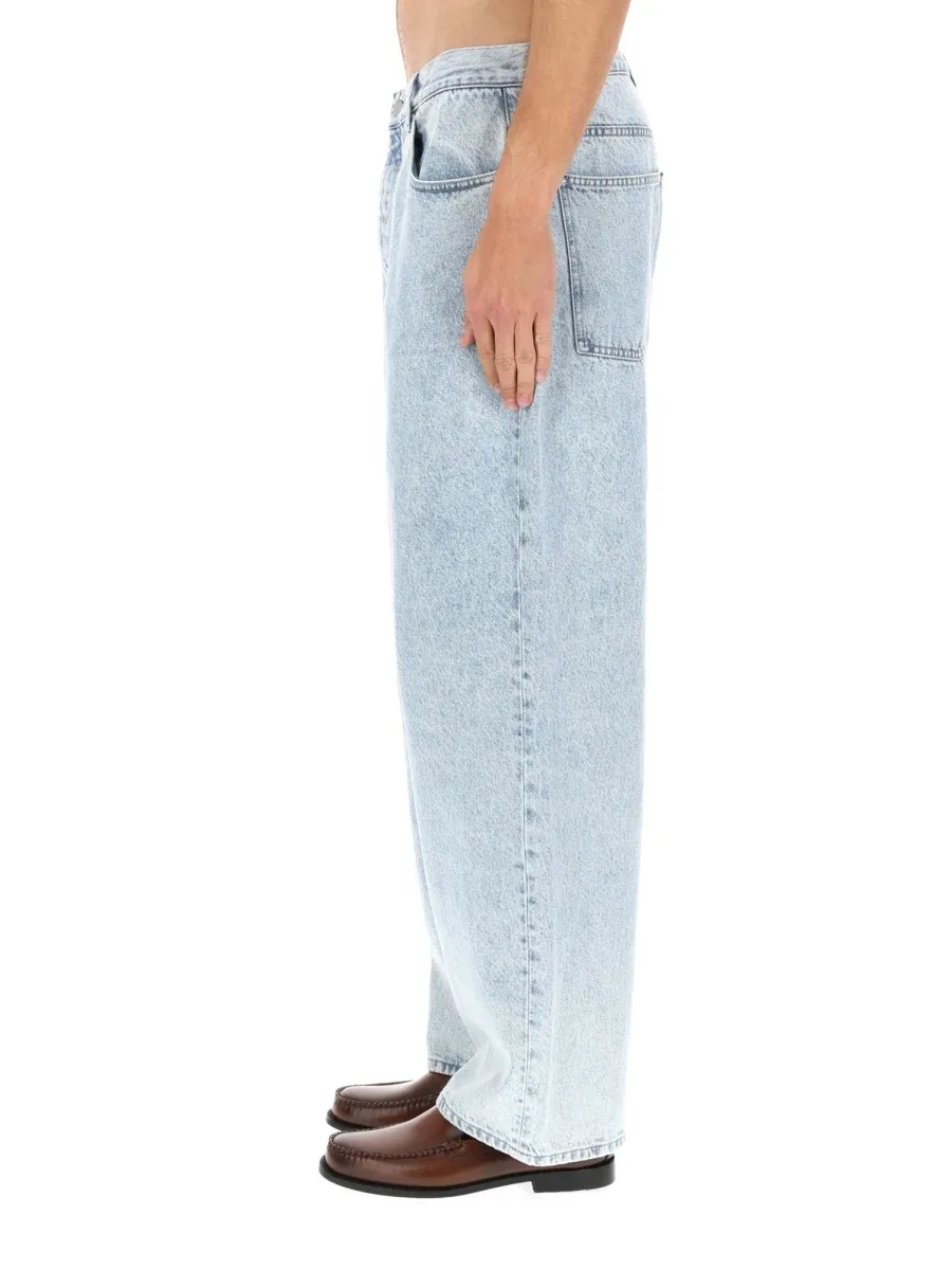 Baggy Fit Cotton Jeans by DrôLe De Monsieur
