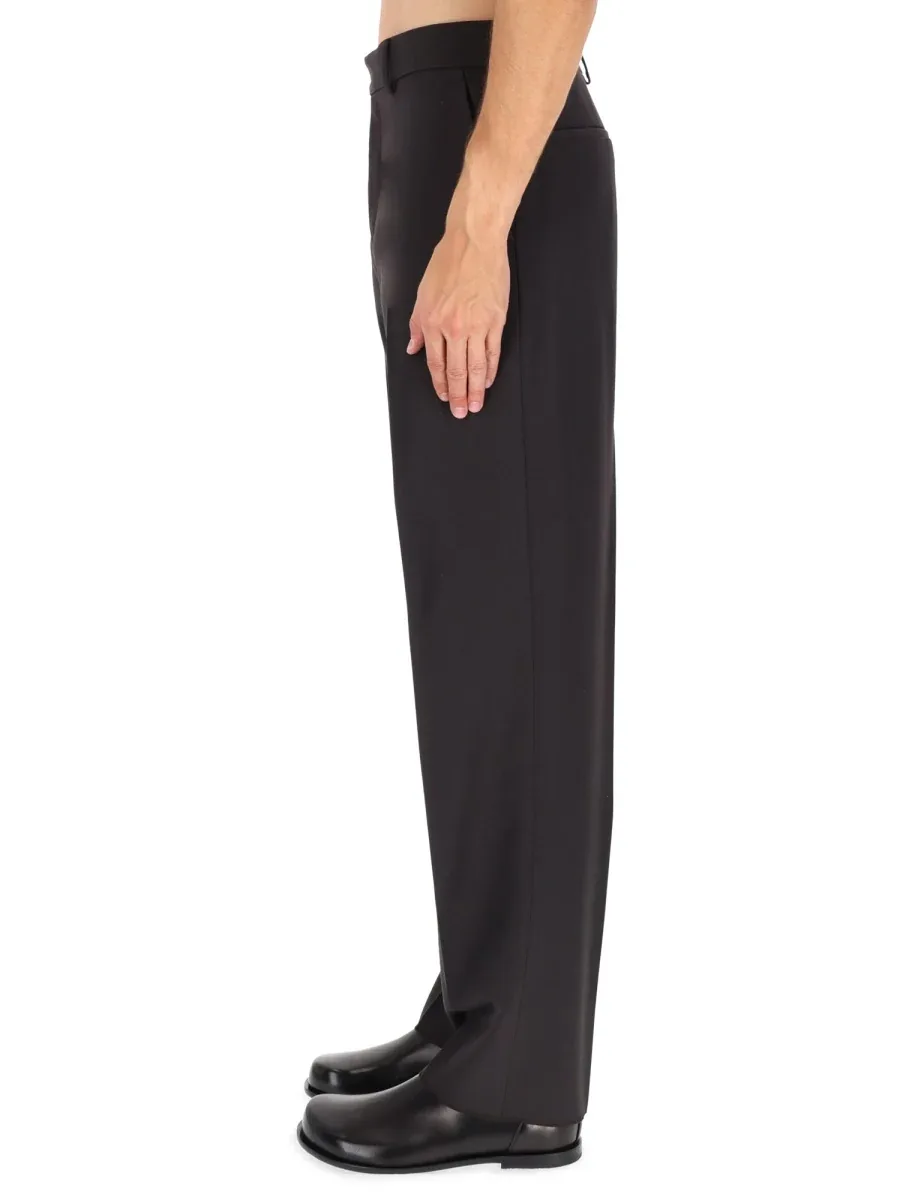 Wool-Blend Trousers by Fendi