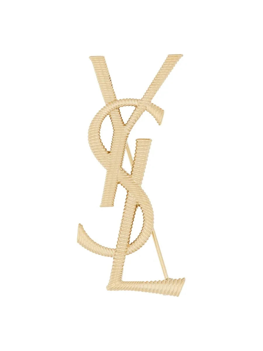 Cassandre Brooch by Saint Laurent