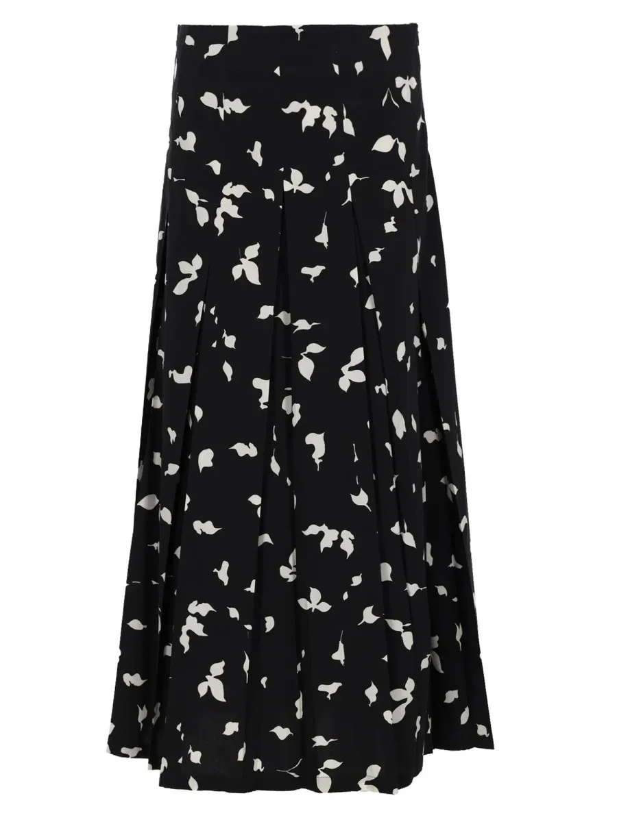 Printed Cotton Skirt by Alysi