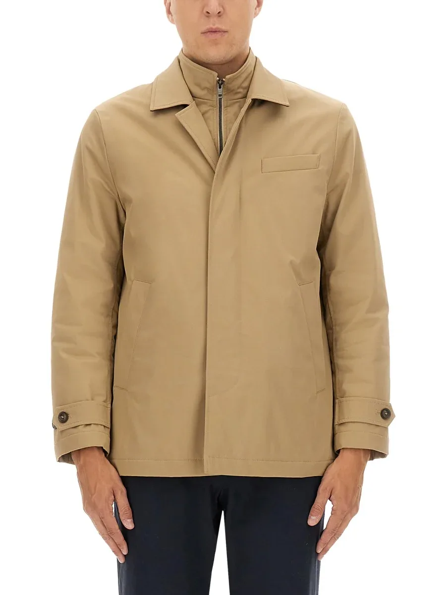 Double Front Polyester Jacket by Fay