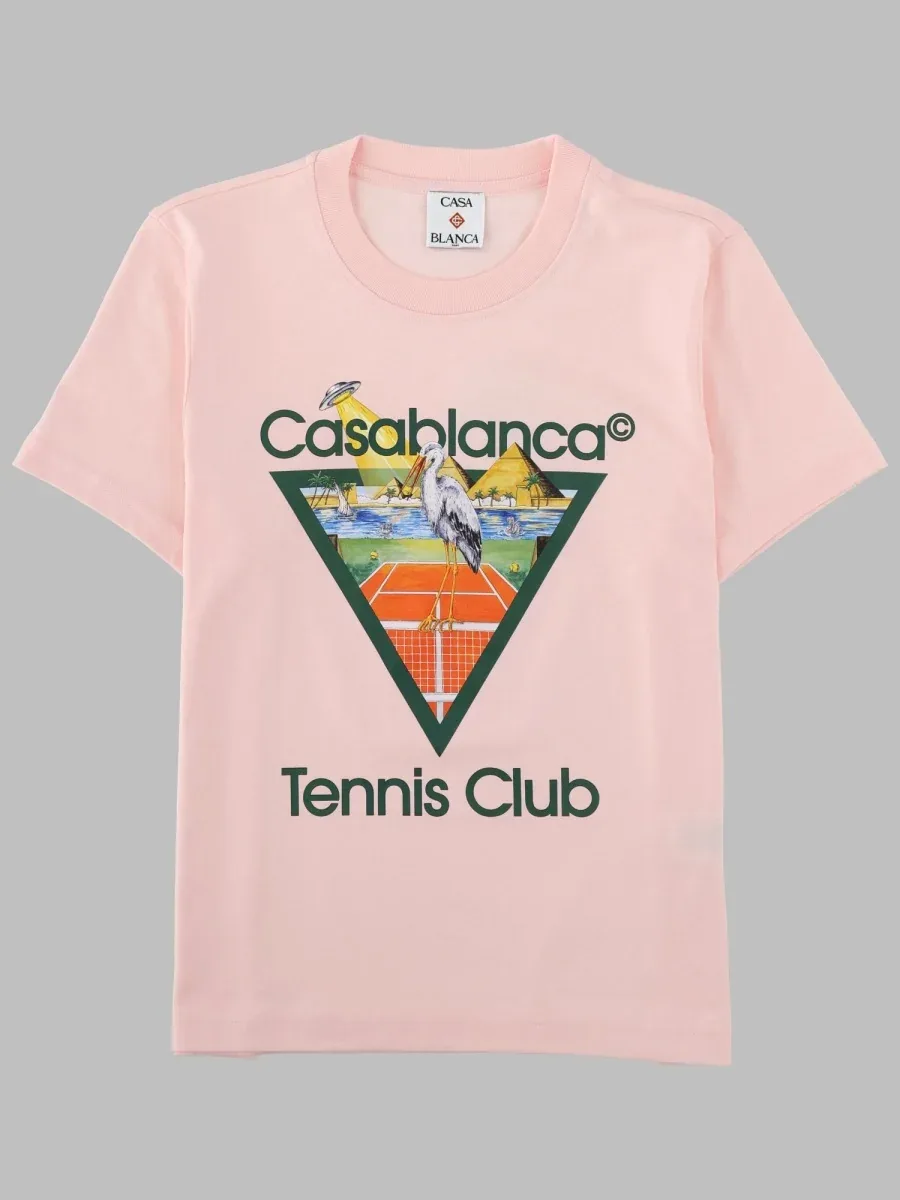 Pyramid Abduction Graphic T-Shirt by Casablanca
