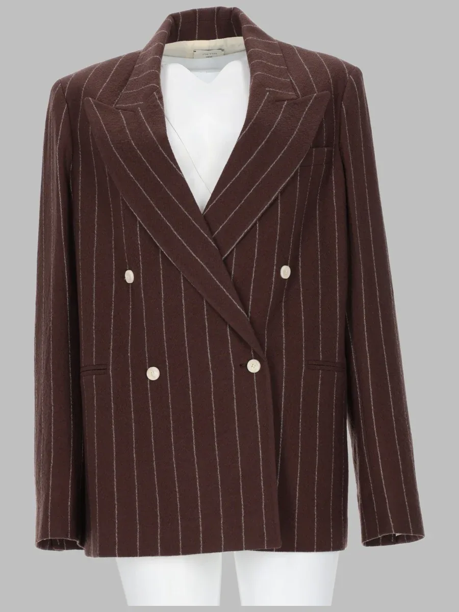 Striped Virgin Wool Blazer by Alysi