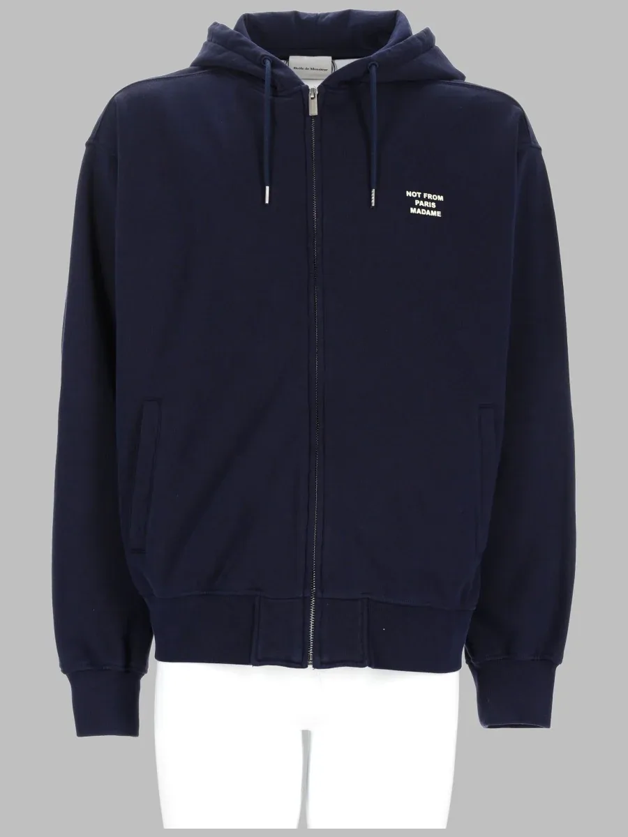 Hooded Zip Sweatshirt by DrôLe De Monsieur