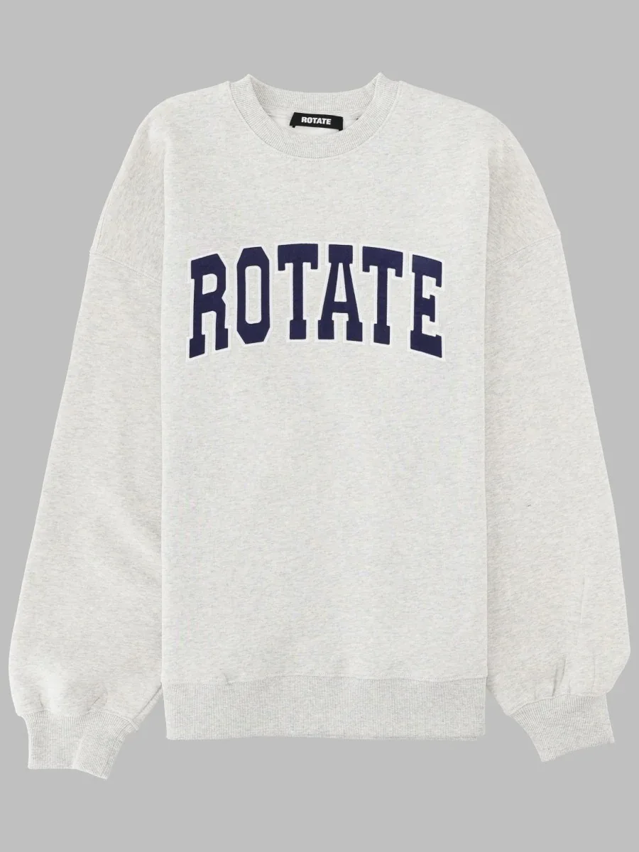 Logo Cotton Sweatshirt by Rotate Birger Christensen