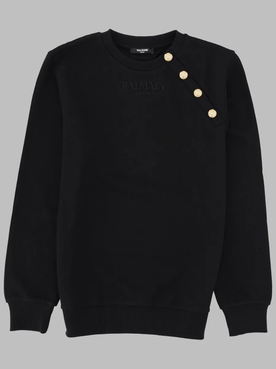 Cotton Sweatshirt by Balmain