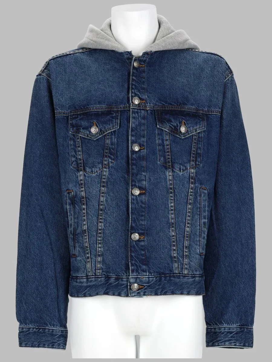 Cotton Denim Jacket by Palm Angels