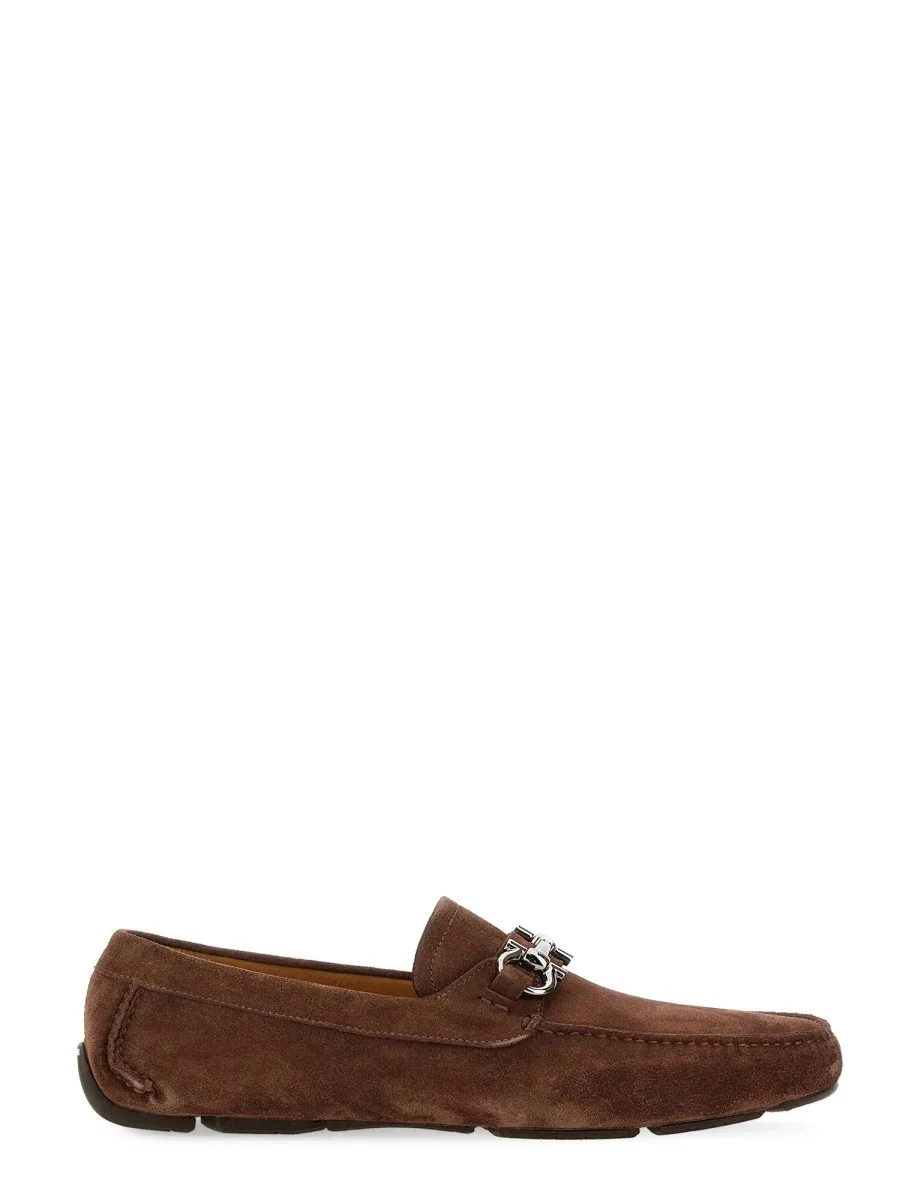 Gancini Ornament Split Calf Loafer by Ferragamo