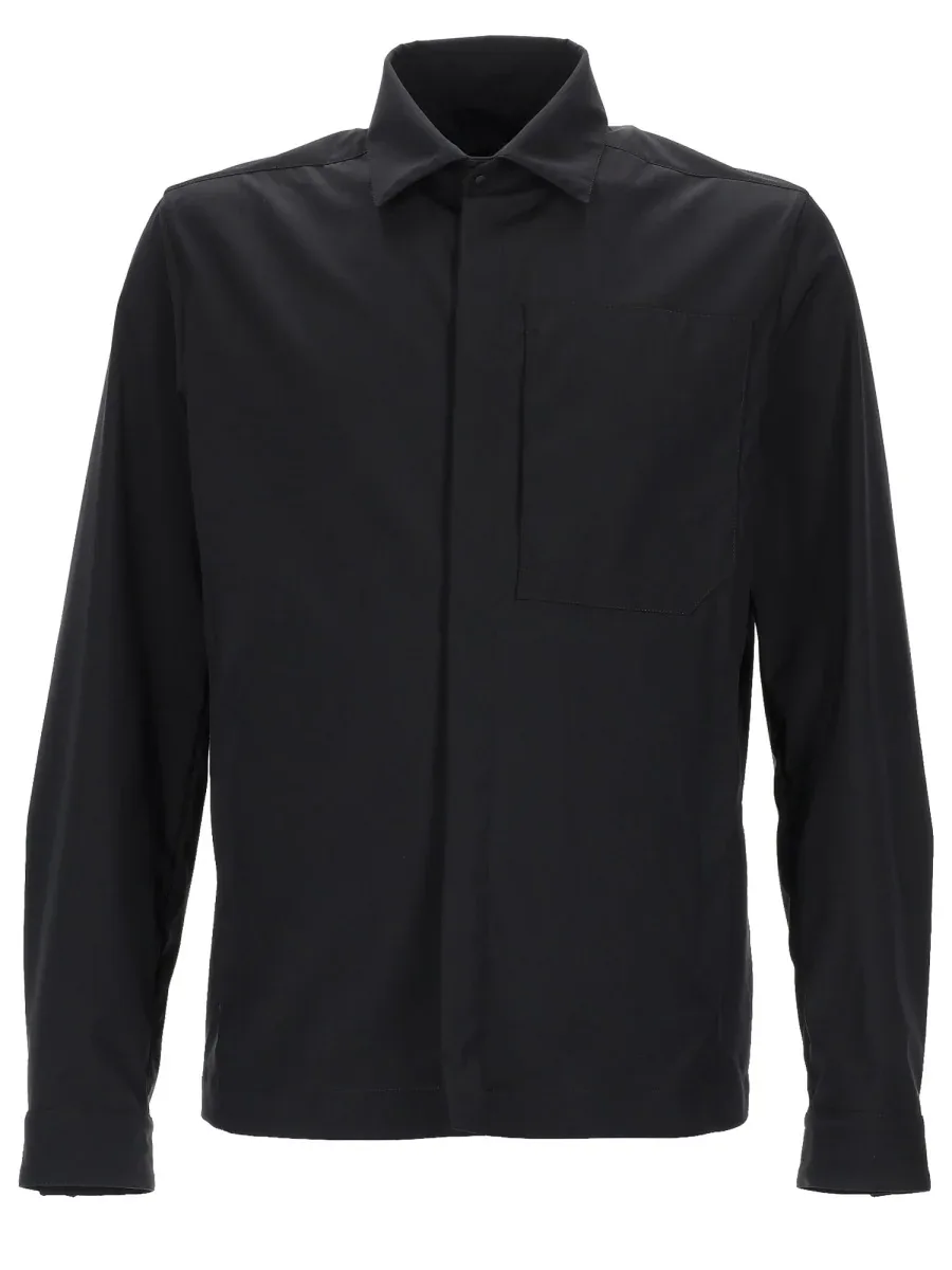 Wool-Blend Overshirt by Herno