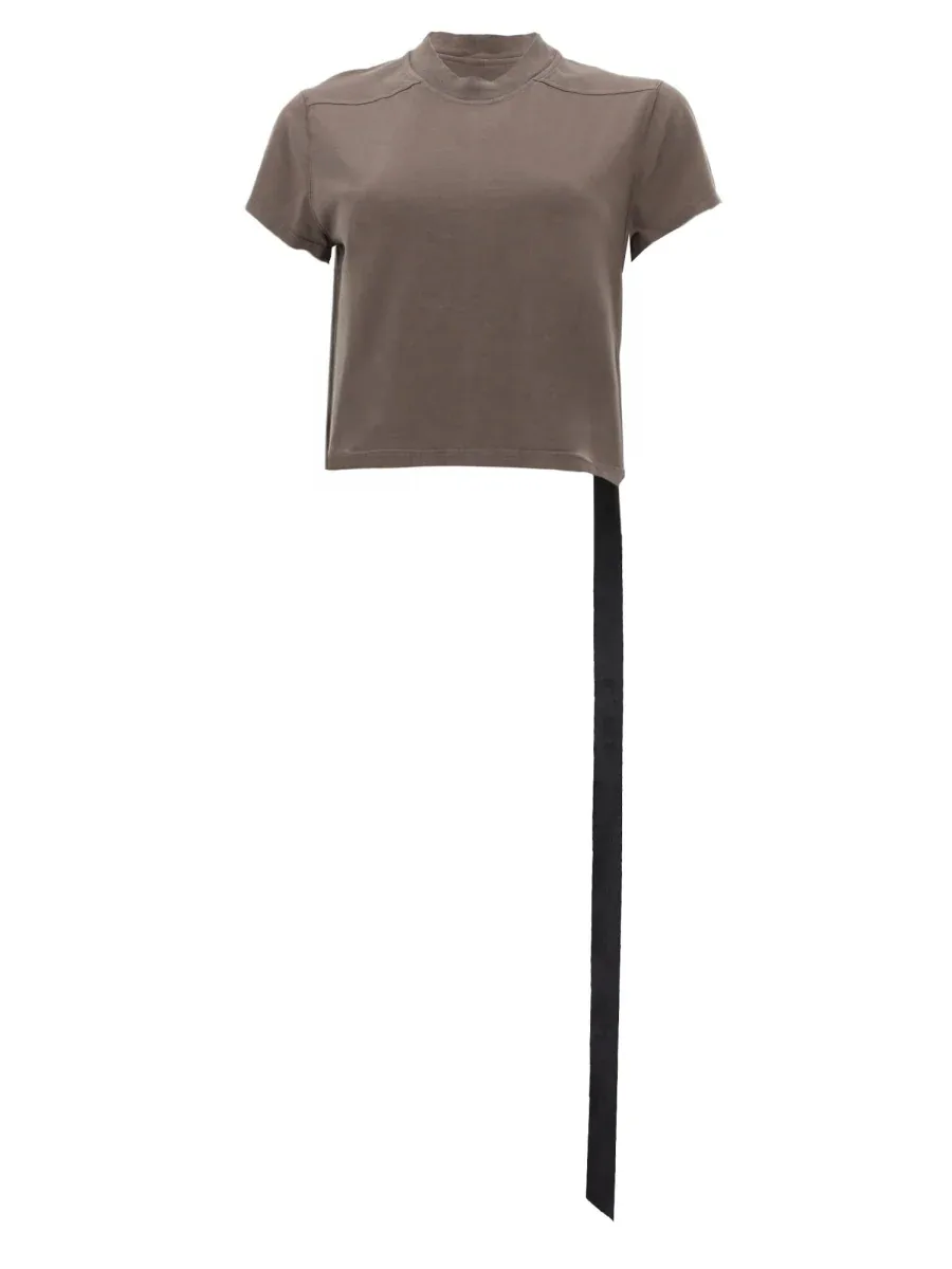 Cropped Cotton T-Shirt by Rick Owens Drkshdw