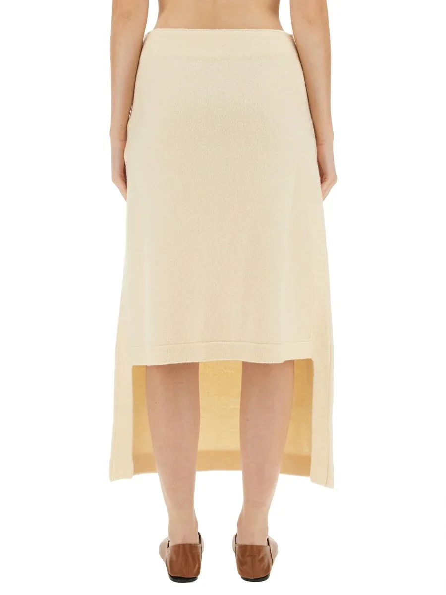 Wool Midi Skirt by Jil Sander