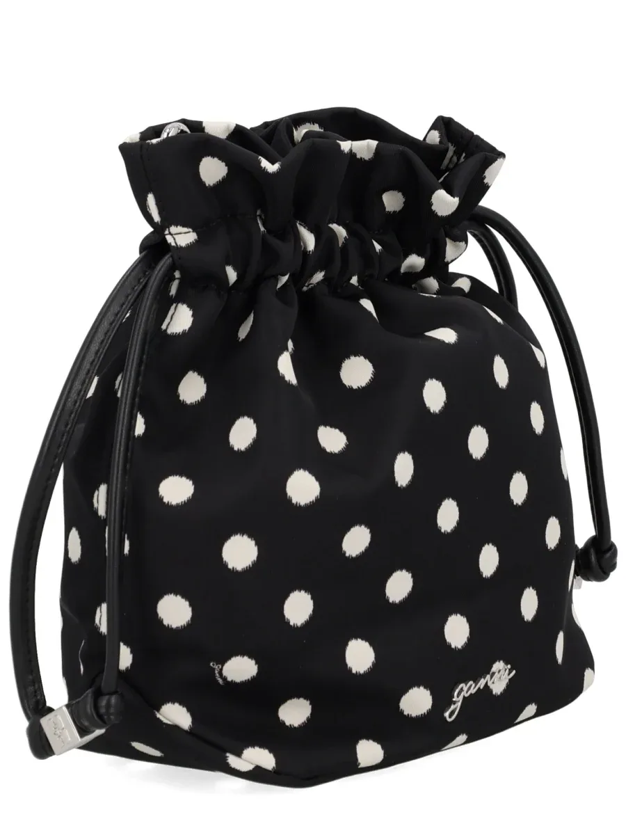 Recycled Polyamide Bucket Bag by Ganni
