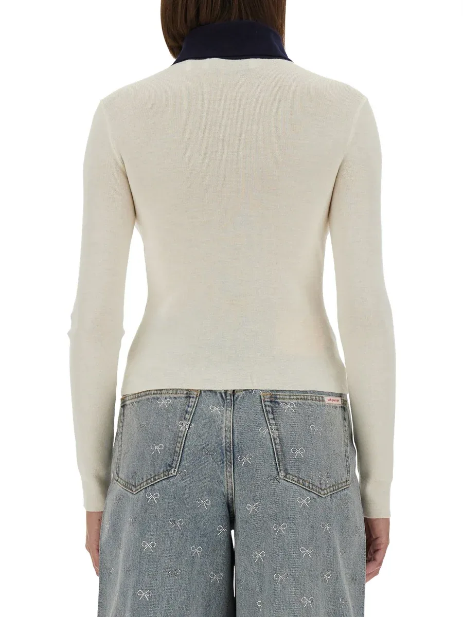 Merino Wool Cardigan by Self-Portrait