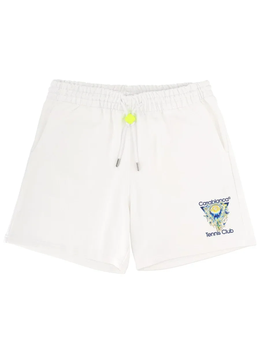 Logo-Embroidered Organic Cotton Bermudas by Casablanca