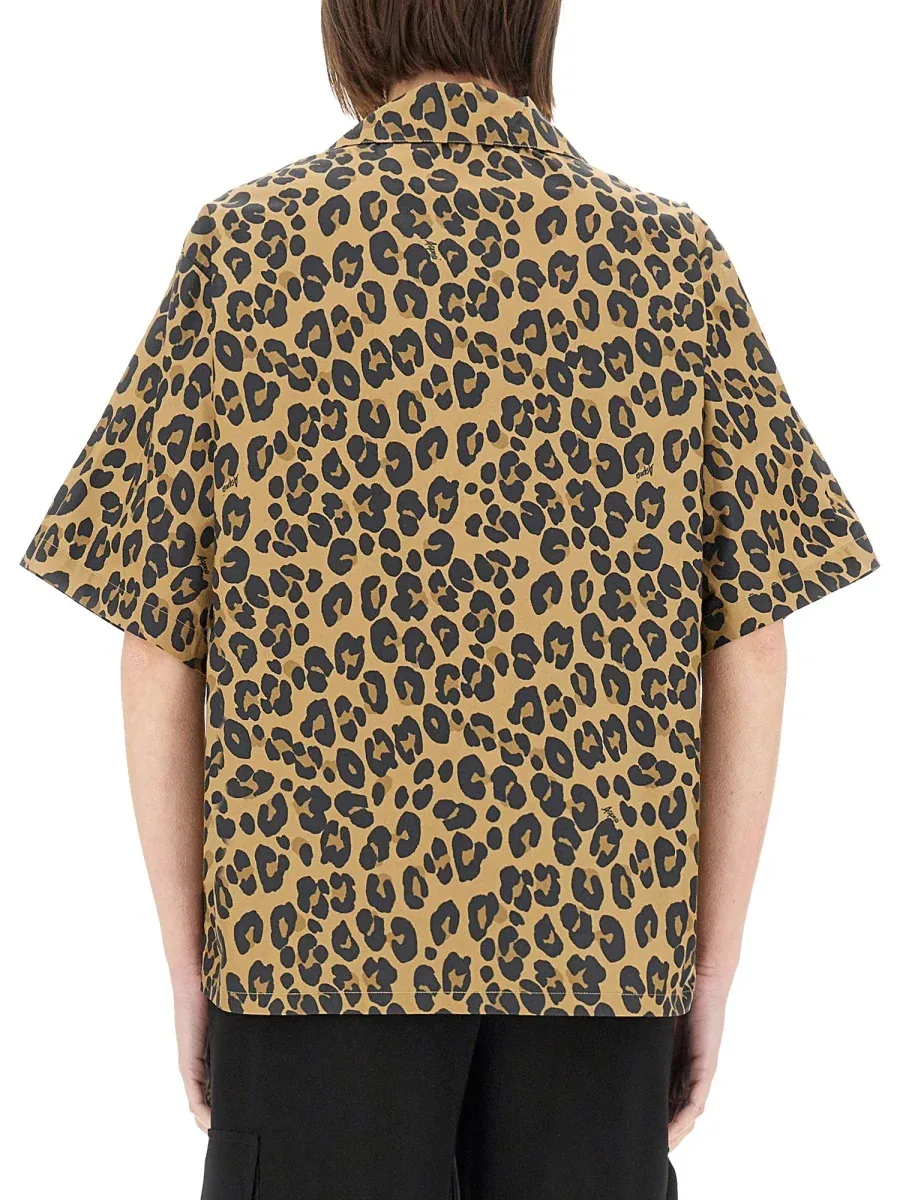 Animal Print Cotton Shirt by Aspesi