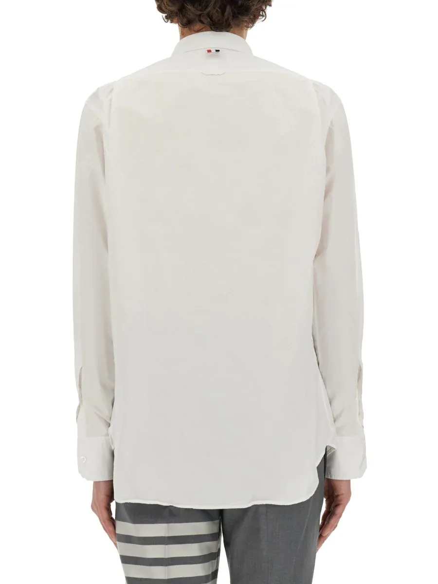 Cotton Button-Down Shirt by Thom Browne