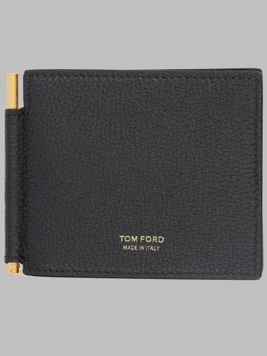 Bi-Fold Leather Card Holder Wallet by Tom Ford