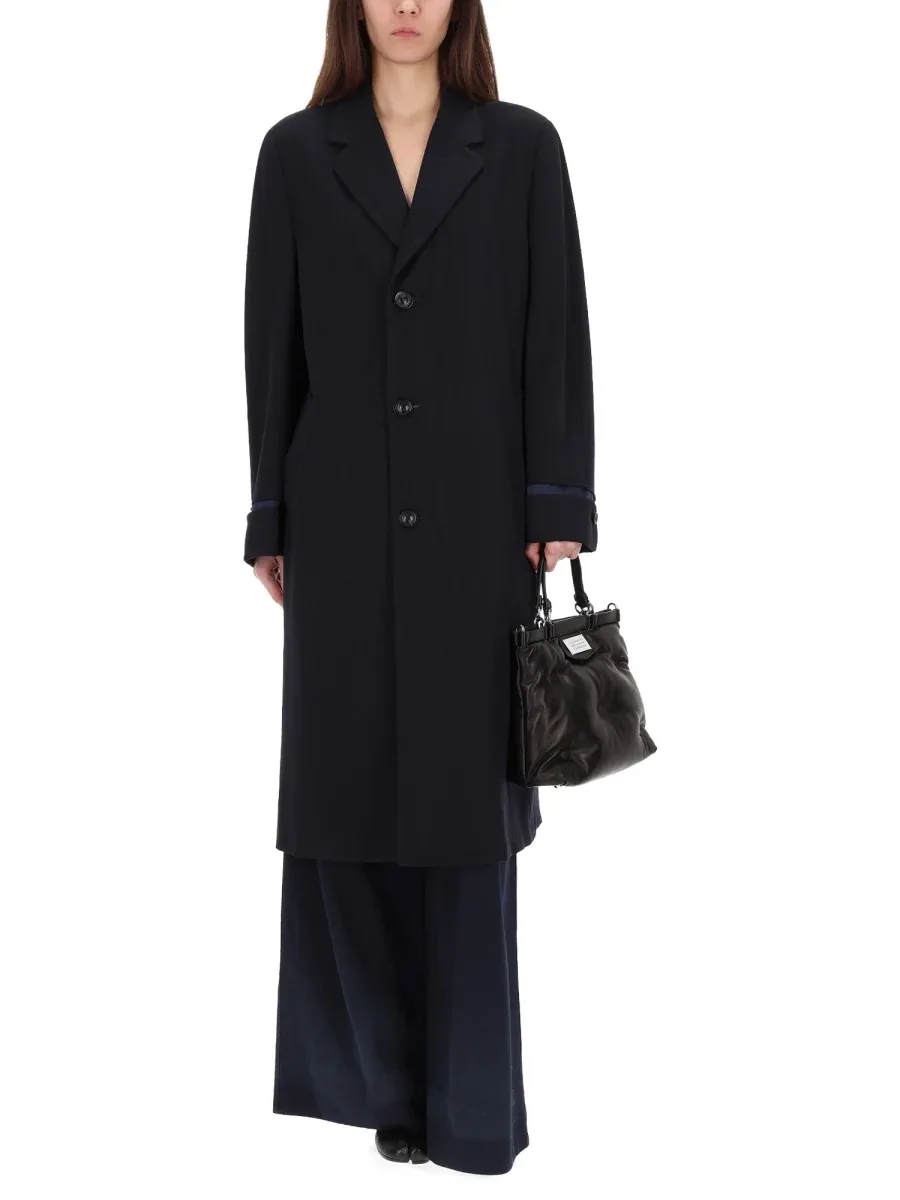 Wide-Leg Cotton-Blend Chino Pants by Maison Margiela