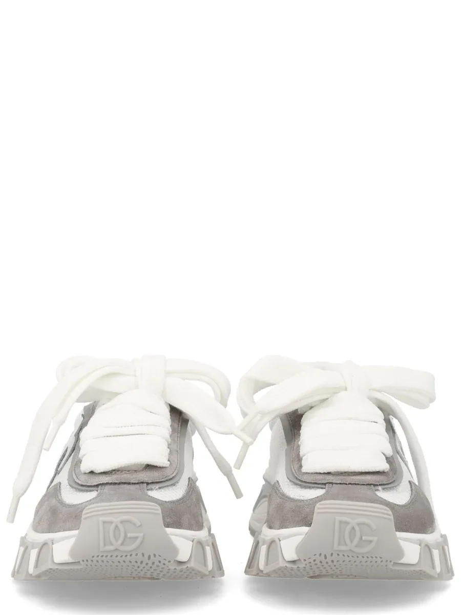 Polyester and Leather Sneaker by Dolce & Gabbana