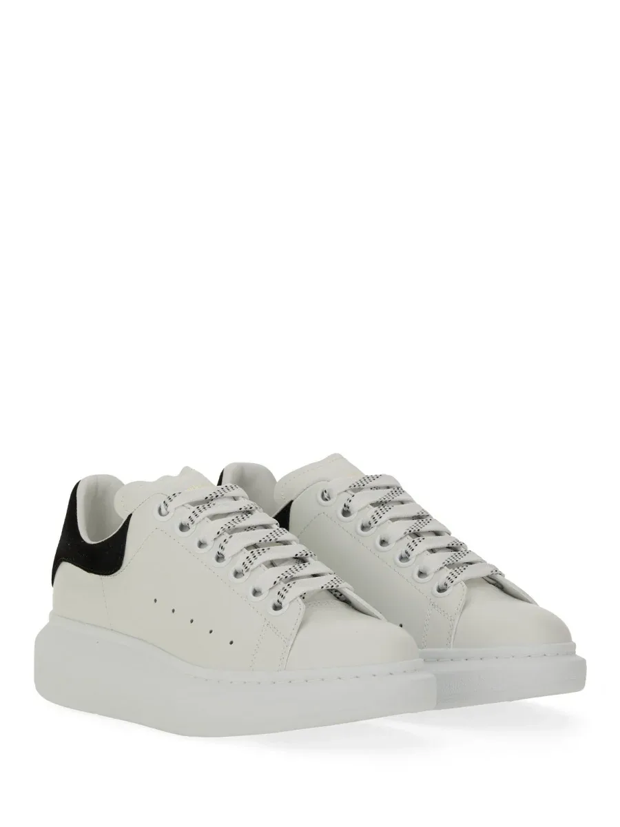 Oversized Calf Leather Sneaker by alexander mcqueen