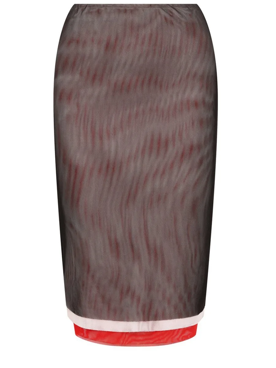 Pencil Cut Midi Skirt by MSGM