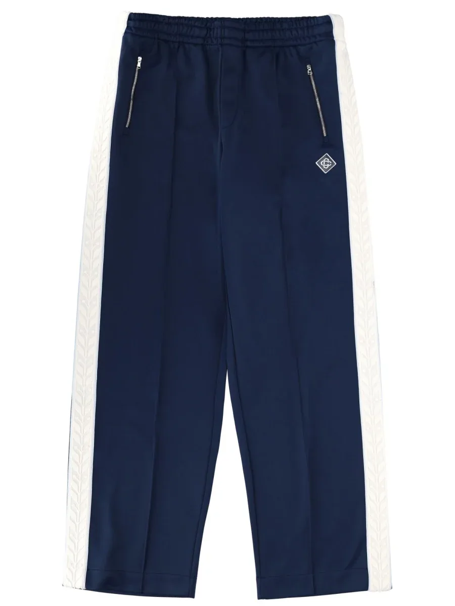 Polyamide Cotton Track Joggers by Casablanca