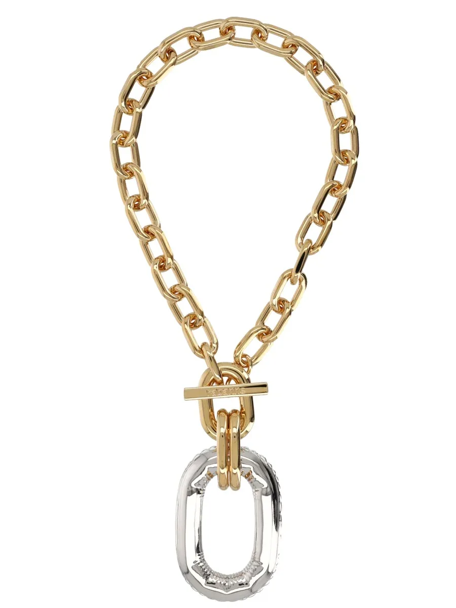 XL Link Aluminium Necklace by Rabanne