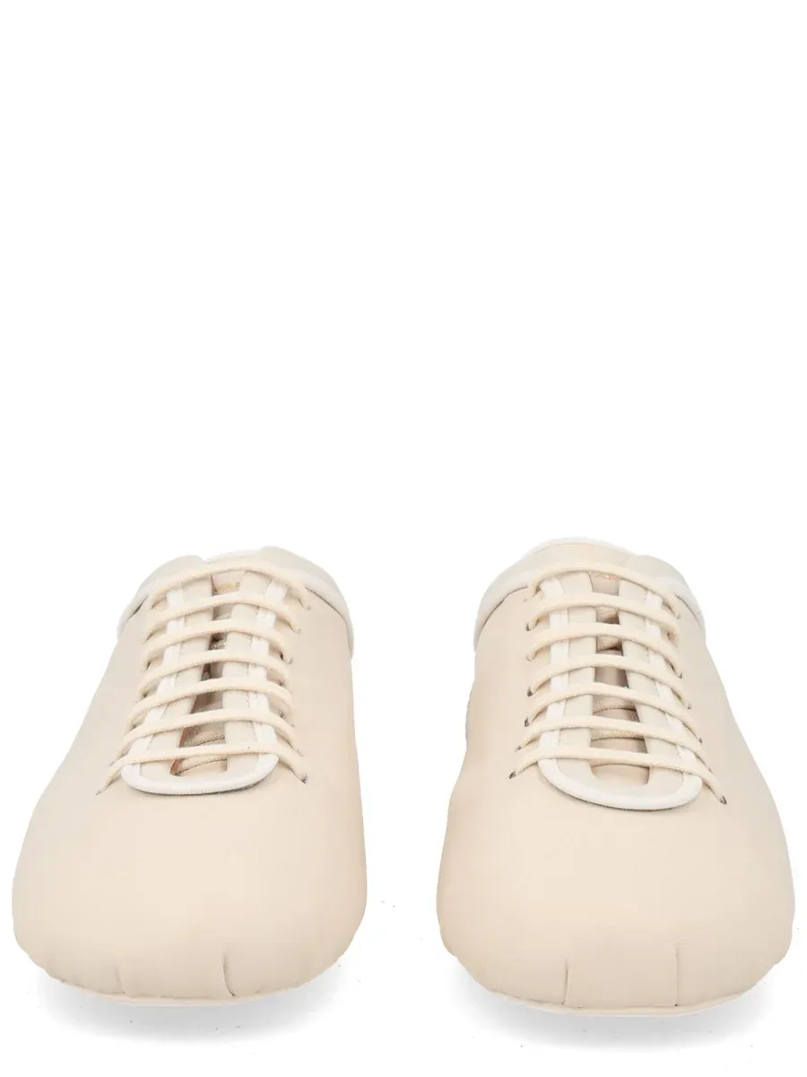 Ballerina-Inspired Leather Sneaker by Dries Van Noten