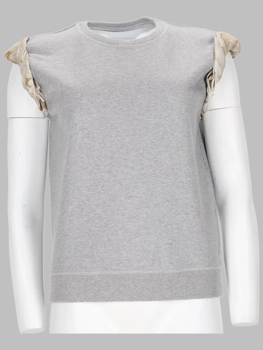 Short-Sleeve Cotton Sweatshirt by Maison Margiela