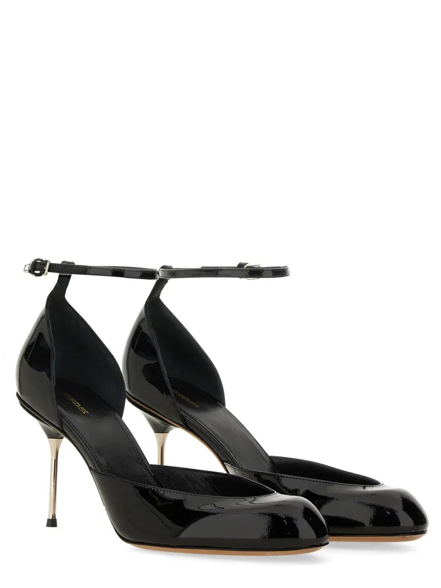 Leather Mary Jane Pumps by SPORTMAX