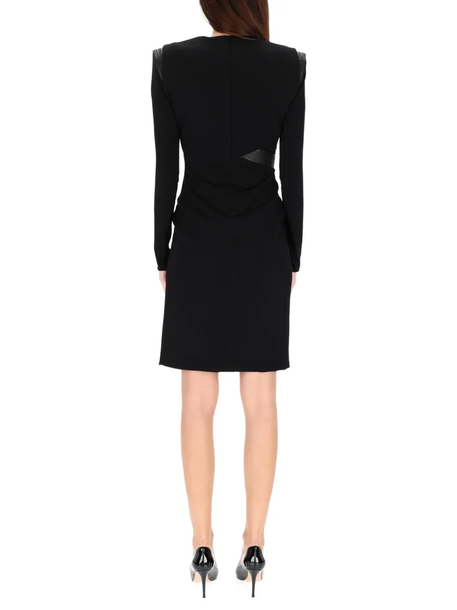 V-Neck Mini Dress by Versace