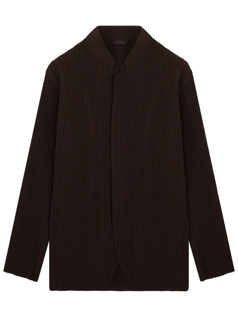 Pleated Plissé Jacket by Issey Miyake