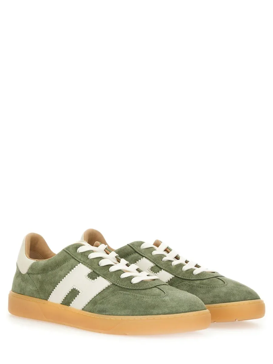 Calfskin and Mutton Sneakers by Hogan
