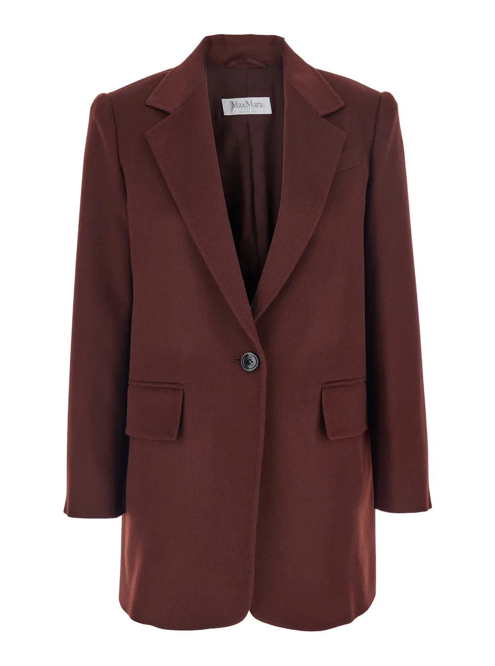 Single-Breasted Wool Blazer
