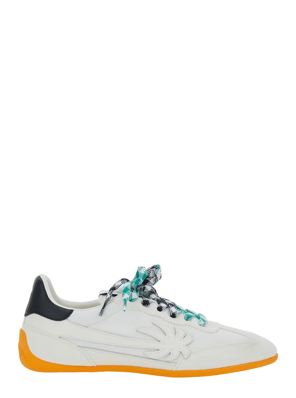 Logo-Embellished Calf Leather Sneakers by Palm Angels