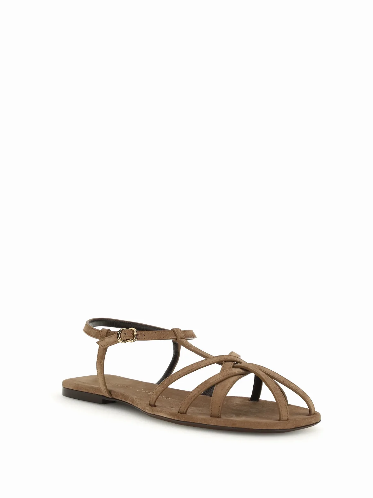 Caged Suede Sandal by Herbert Levine