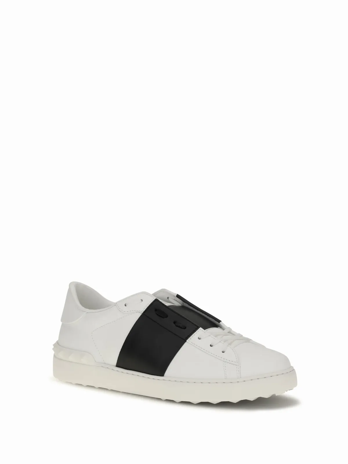 Color-Block Calf Leather Sneaker by Valentino Garavani