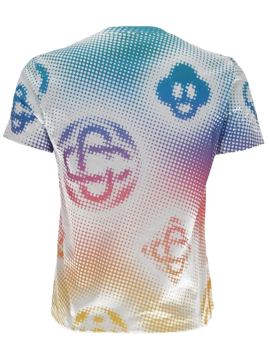 Airbrush Smiley Graphic Organic Cotton T-Shirt by Casablanca
