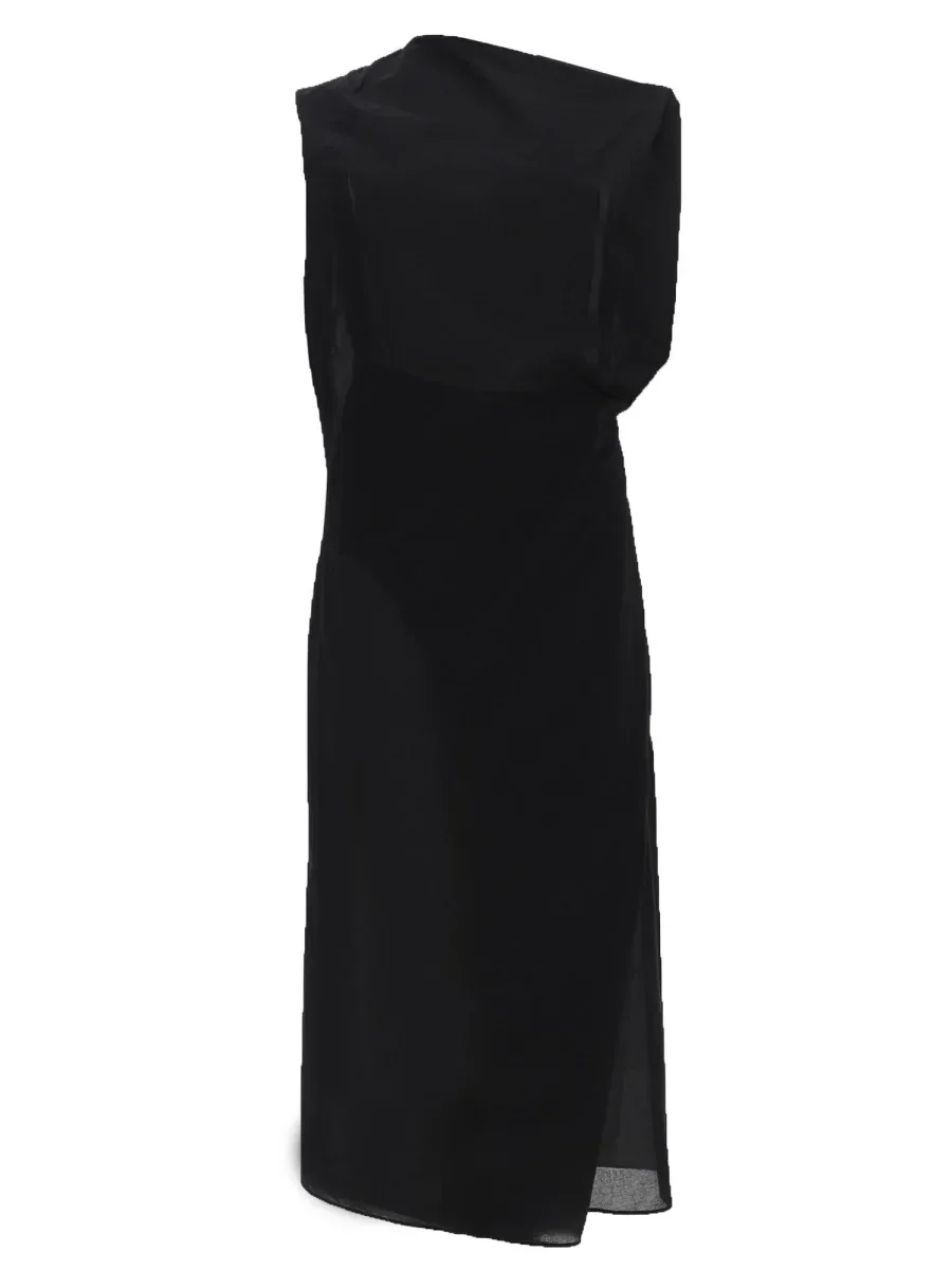 La Robe Drap Midi Dress by Jacquemus