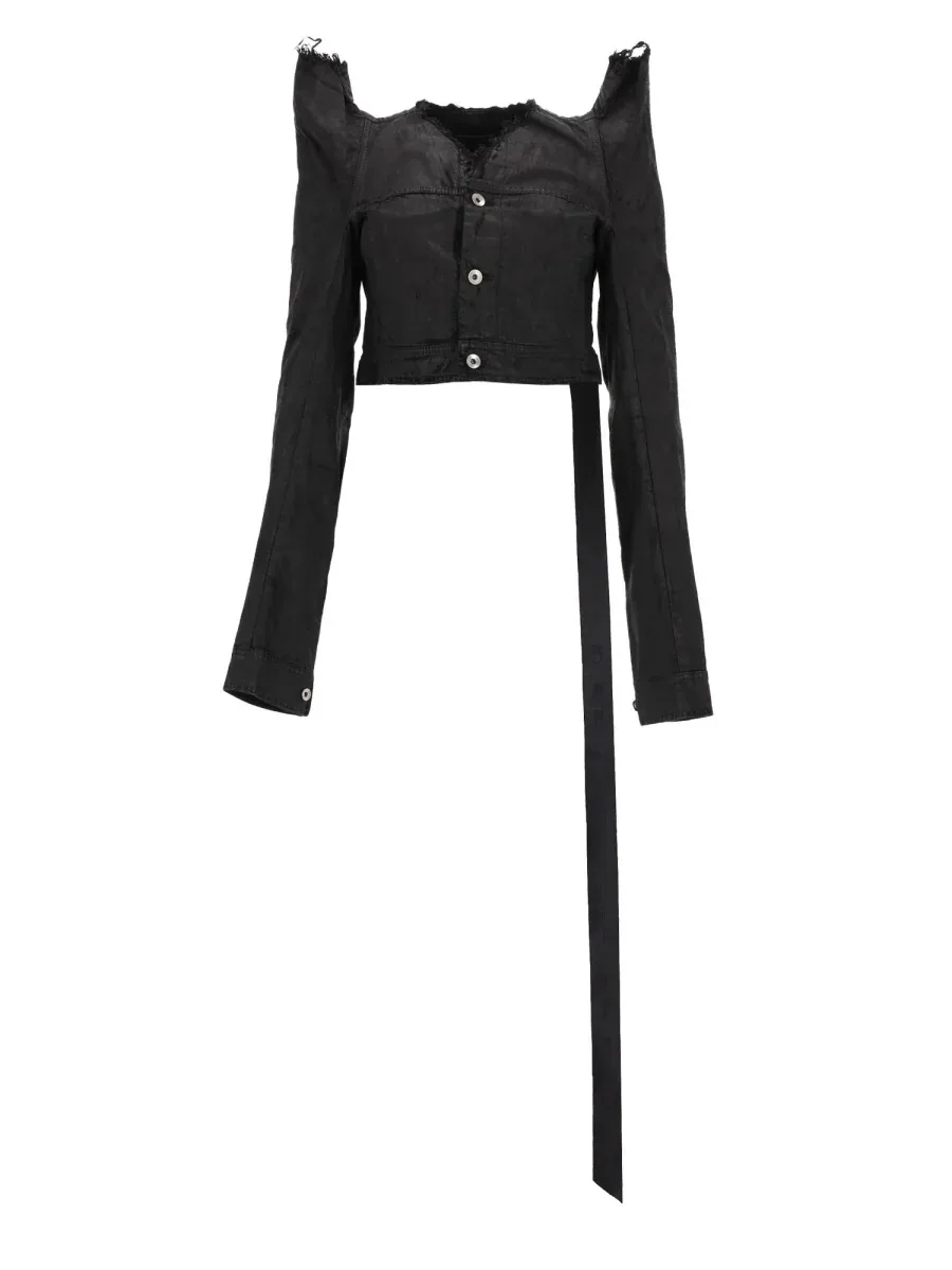 Cotton Denim Jacket by Rick Owens Drkshdw