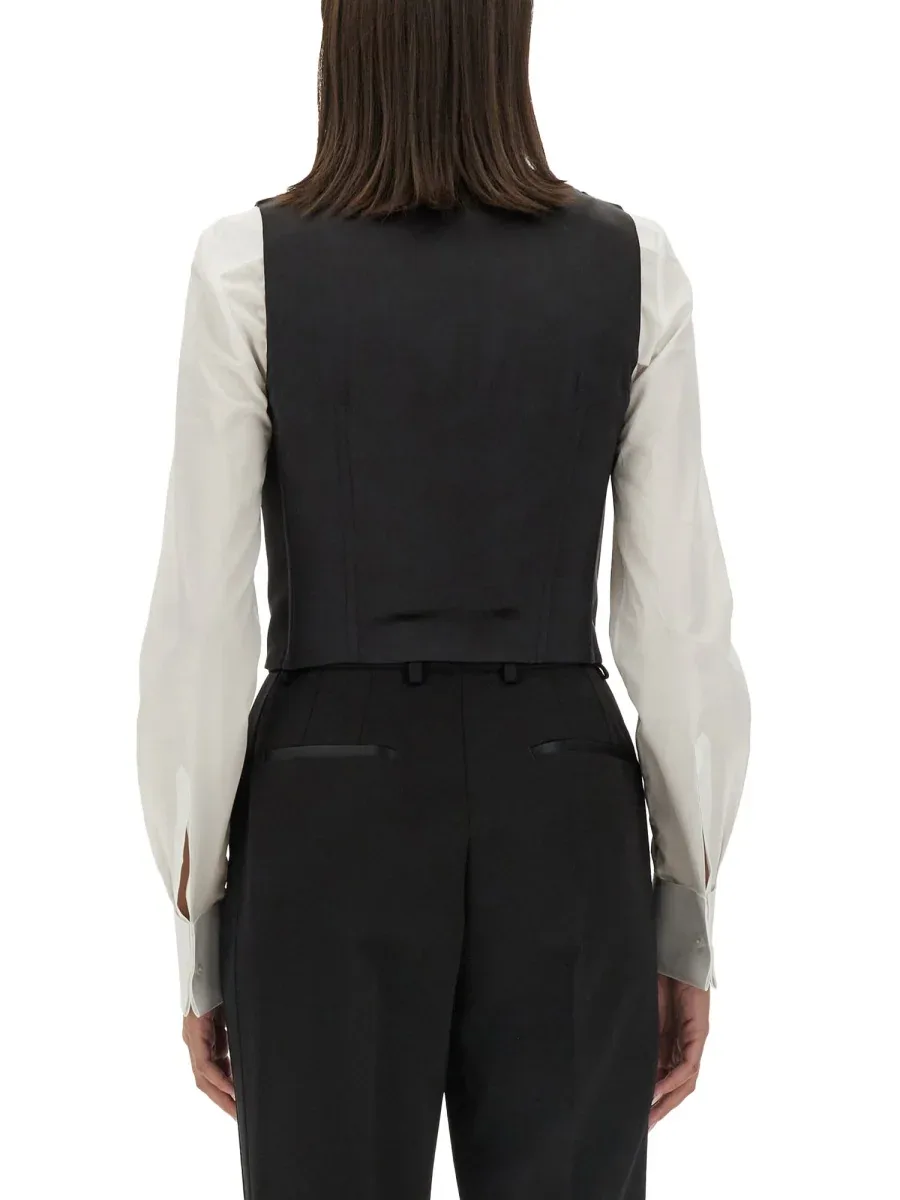 Double-Breasted Tuxedo Vest by Dolce & Gabbana