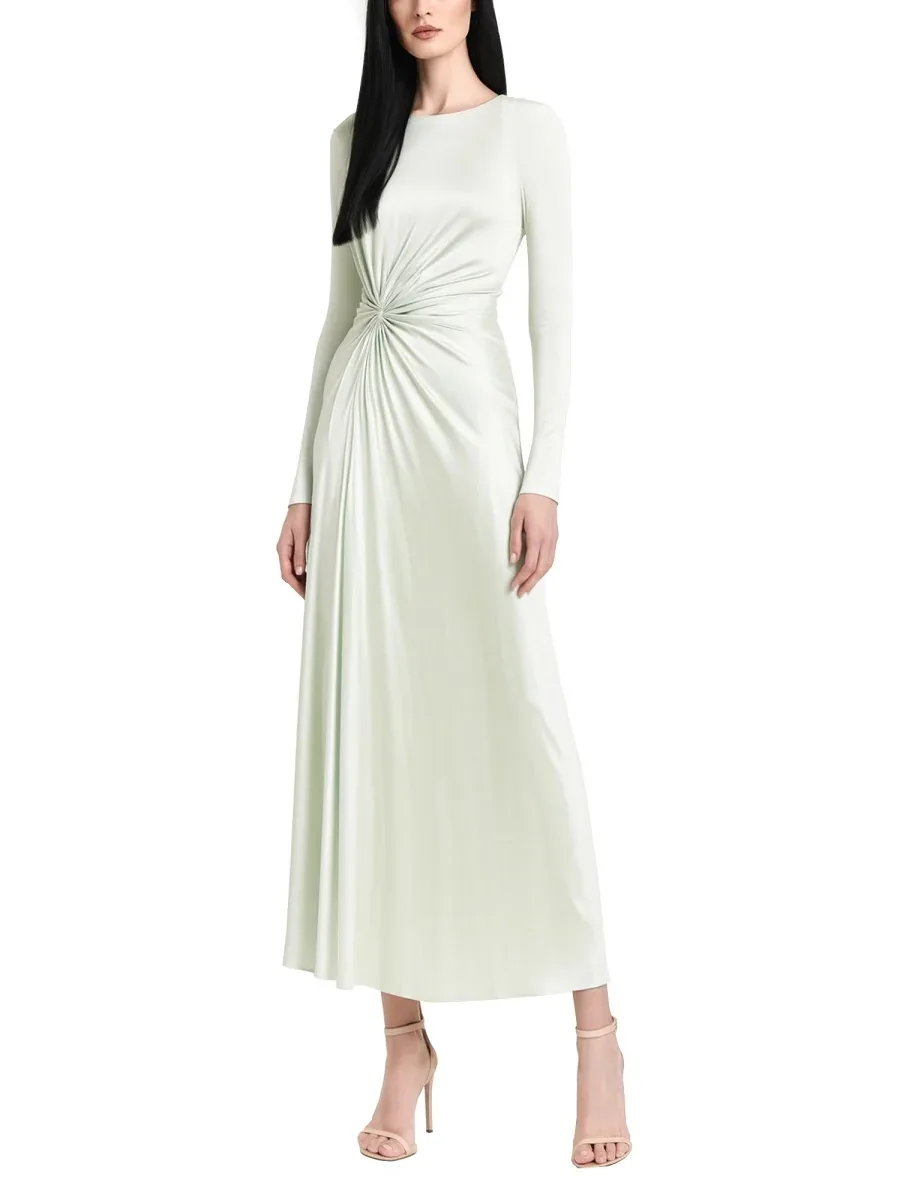 Twist Waist Long Dress by Victoria Beckham