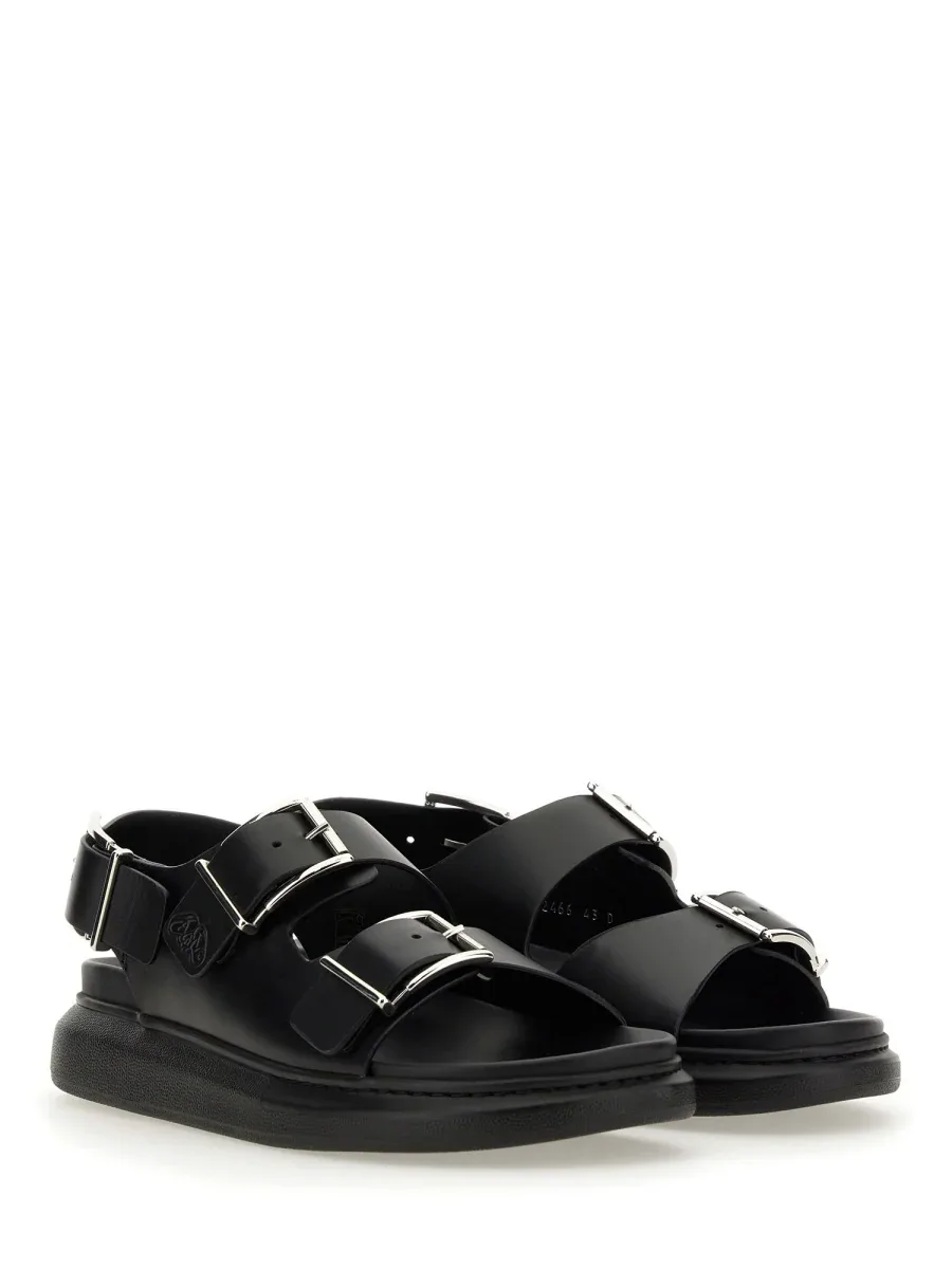 Leather Sandal by alexander mcqueen