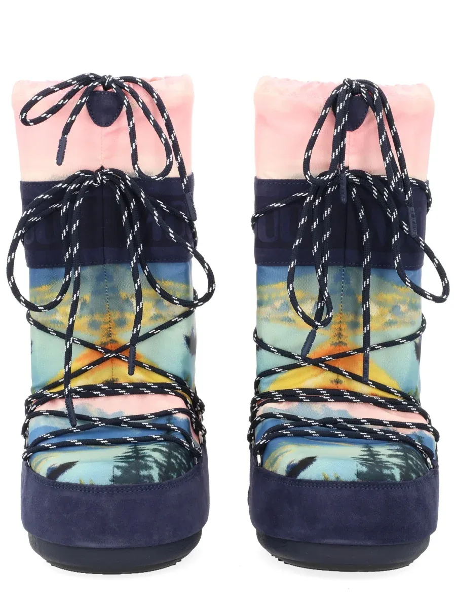 Polyester & Suede Boot by moon boot