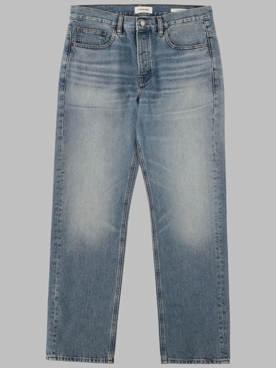 Straight-Leg Cotton Denim Jeans by Frame