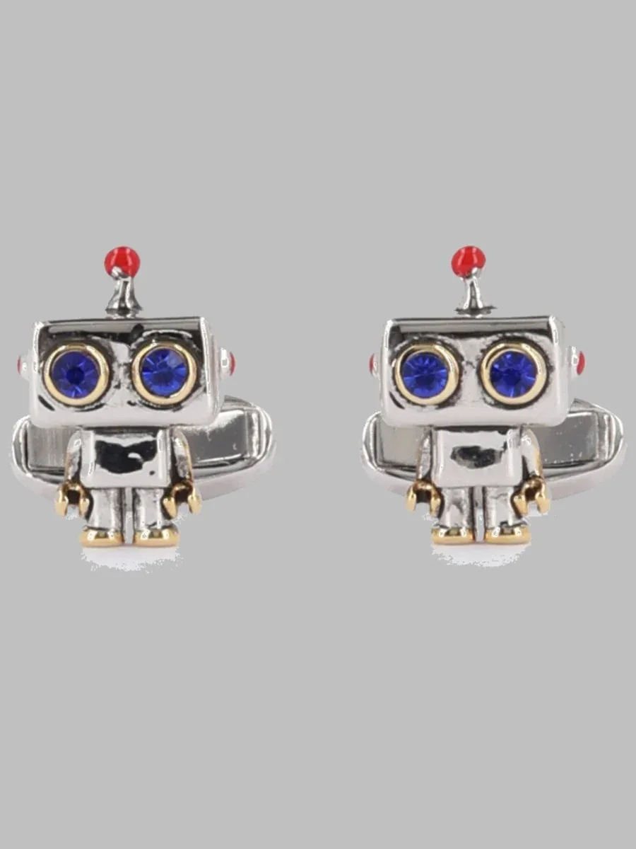 Robot-Shaped Cufflinks by Paul Smith