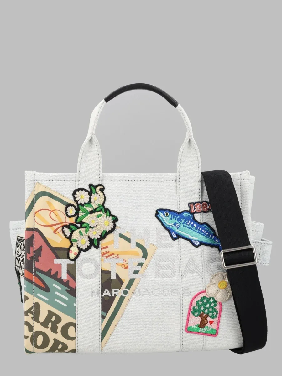 Patchwork Cotton Tote Bag by Marc Jacobs