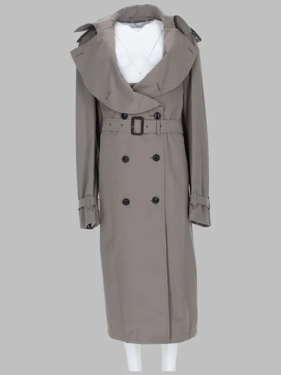 Fold-Down Collar Trench Coat by Maison Margiela