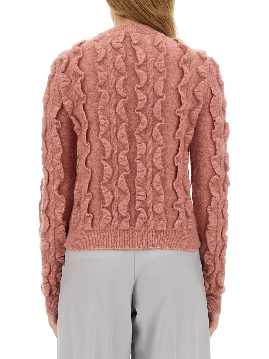 Virgin Wool Blend Sweater by Moschino