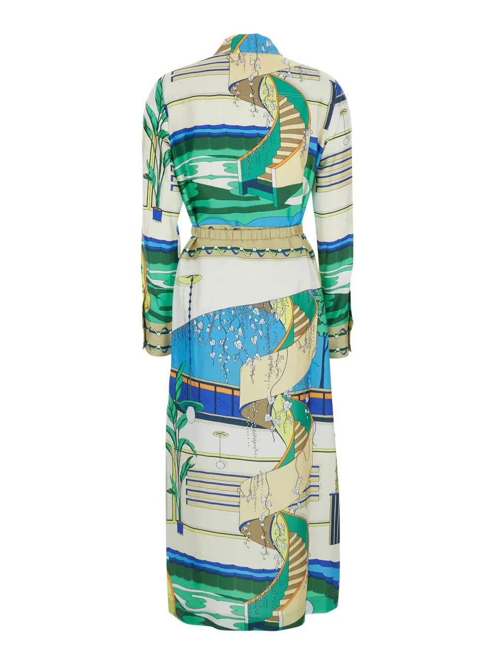 Printed Silk Shirtdress by TORY BURCH